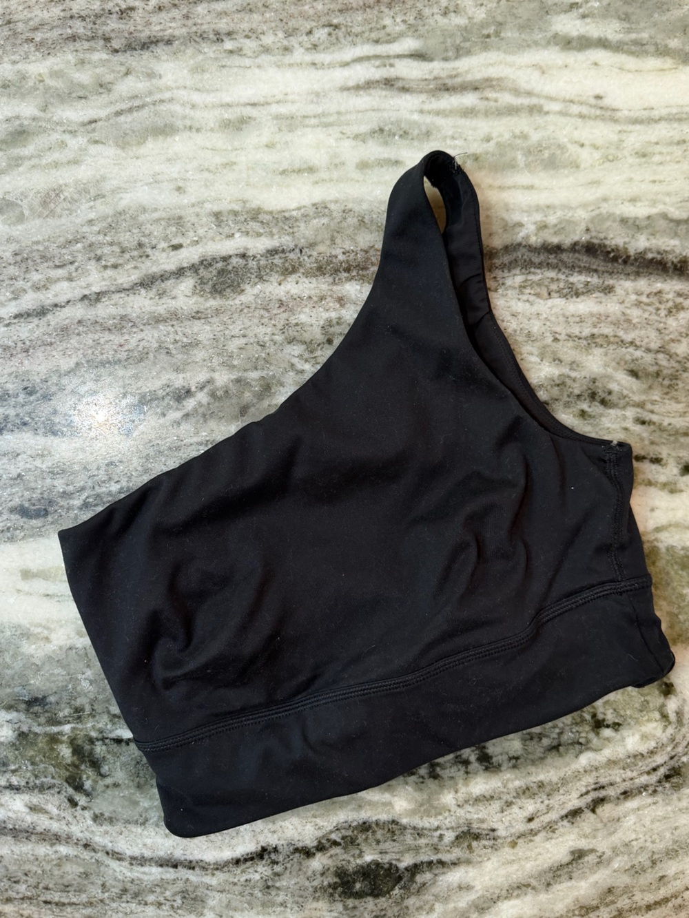 Victoria's Secret Black One-Shoulder Sports Bra